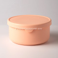 Set di box da pranzo rotondo in silicone